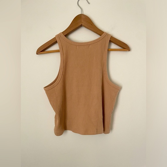 VIENS AVEC MOI TIMELESSLY TOP - TAN LARGE - Picture 3 of 4
